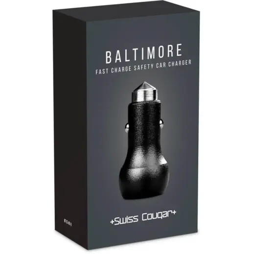 Swiss Cougar Baltimore 2-in-1 Fast Car Charger & Tool Box